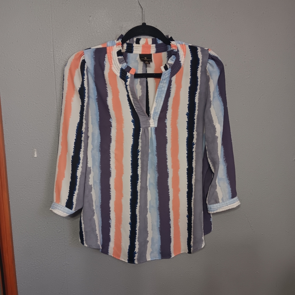 Striped Women's Worthington Petite Top Size Petite Medium